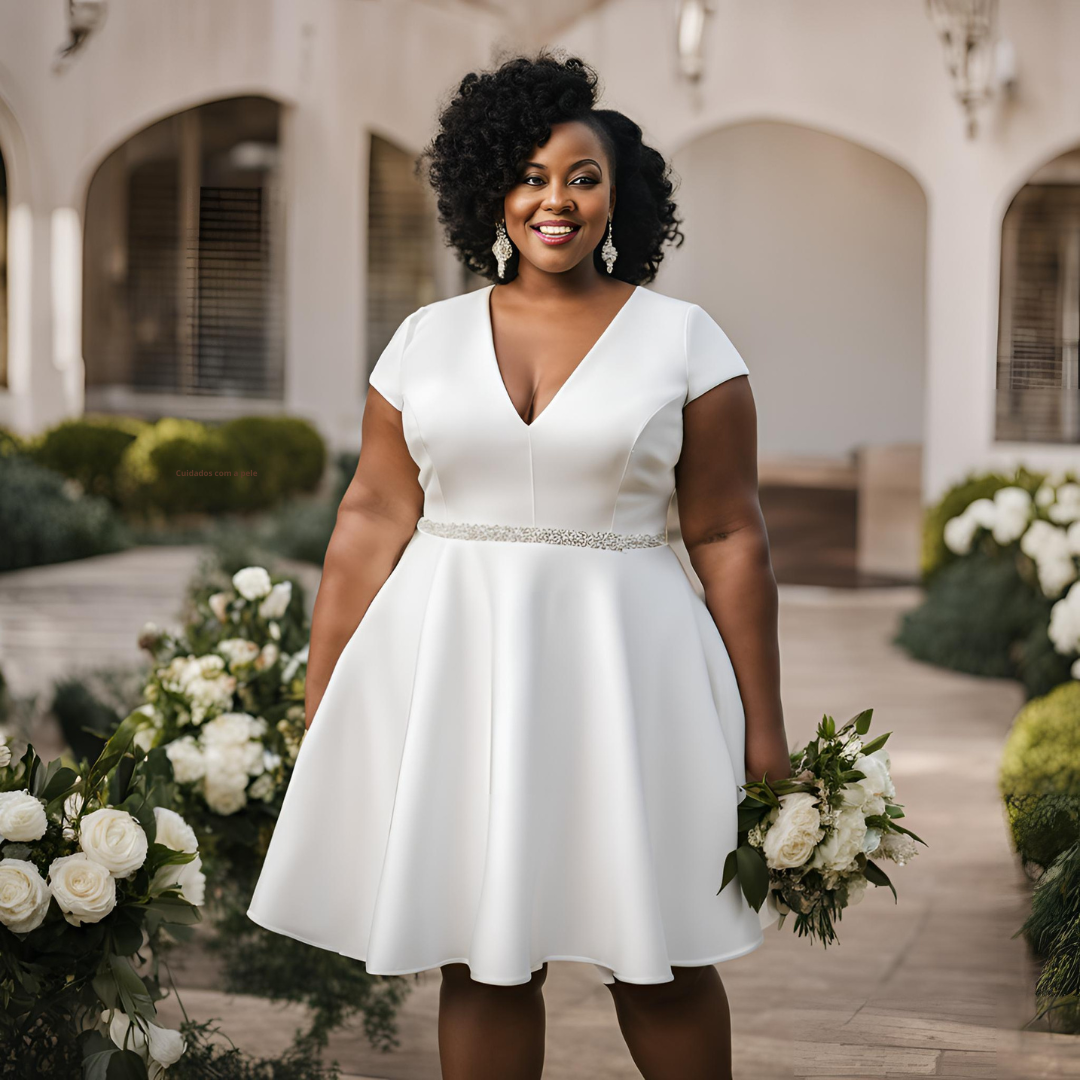 Looks Plus Size para Casamento no Civil